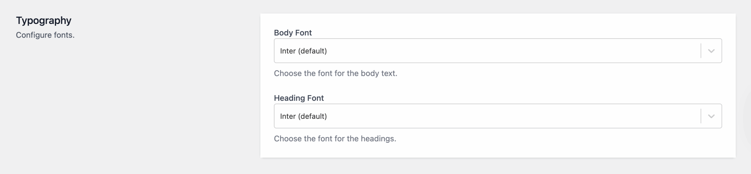 CheckoutWC typography section in the Appearance page