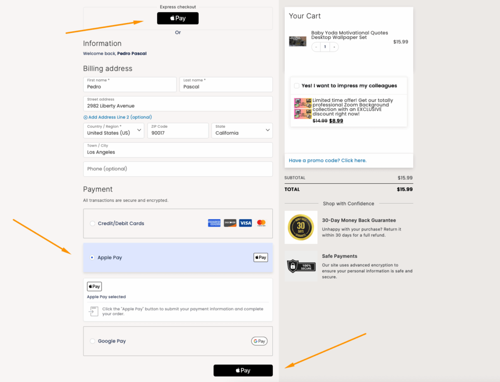 One-page checkout with CheckoutWC